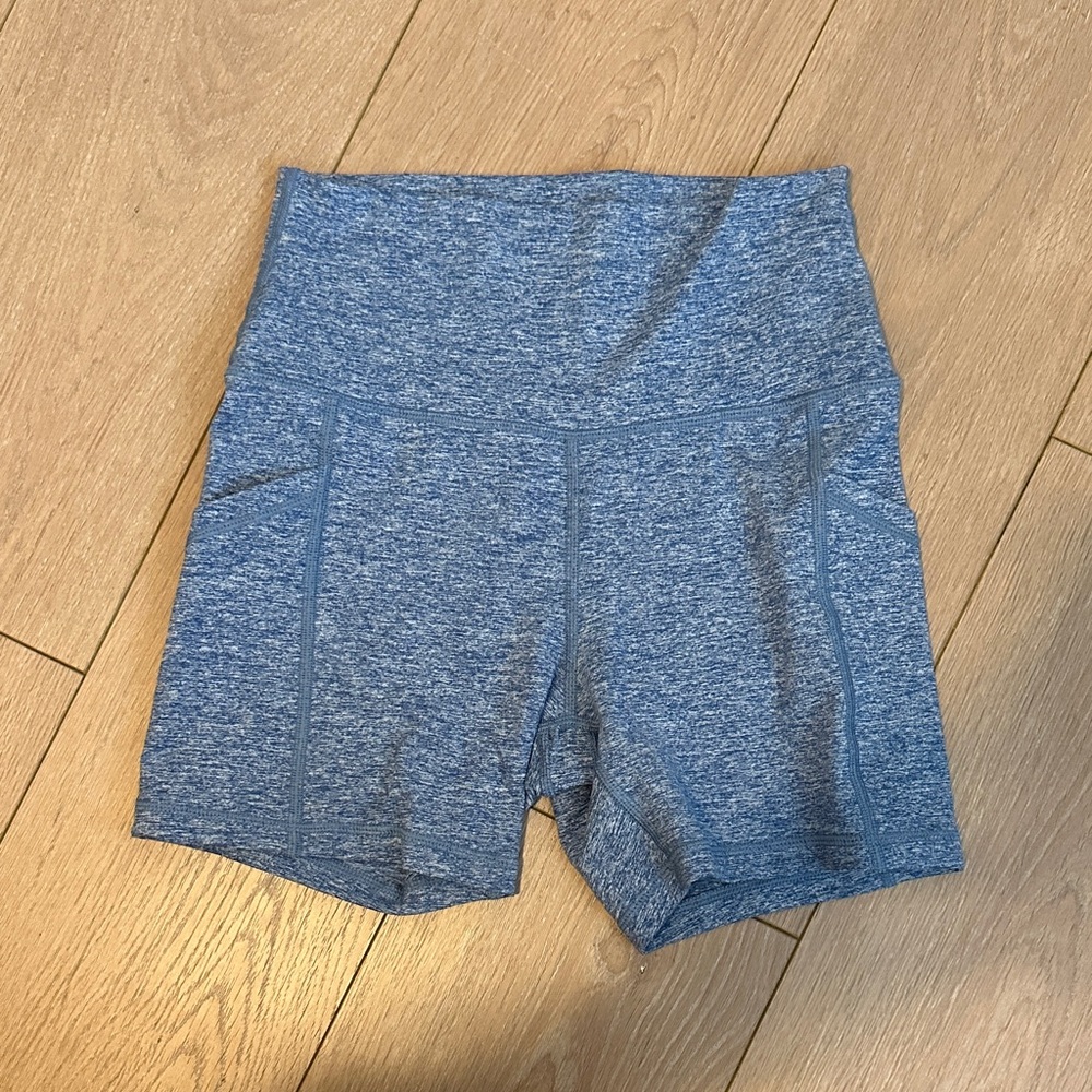 Aerie Women's Blue High-Waisted Shorts